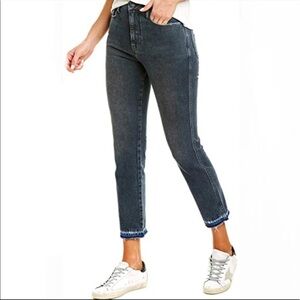 Frame Denim Le Sylvie Frayed Crop Jeans
